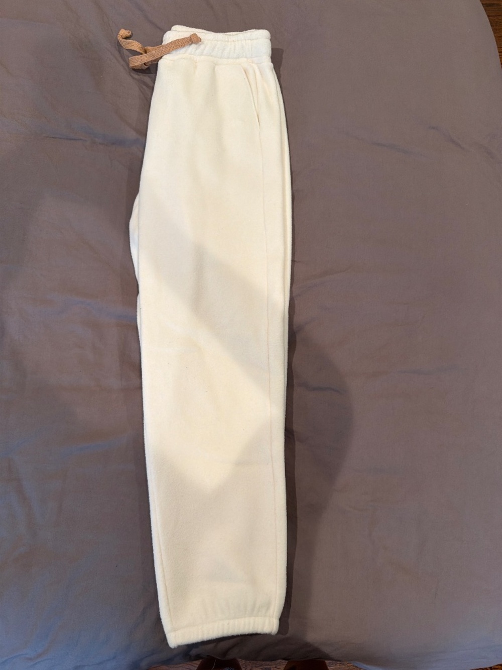 Madewell Cream Cozy Drawstring Sweatpants – NWT Sze S